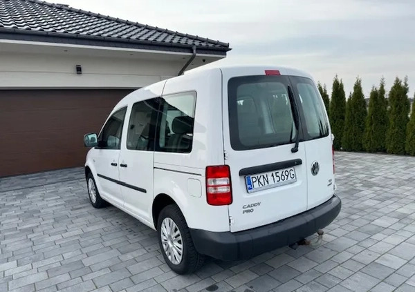 Volkswagen Caddy cena 36500 przebieg: 162400, rok produkcji 2015 z Rychwał małe 137